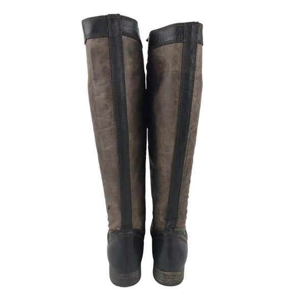Aldo Womens Brown Round Toe Zipper Knee High Riding Style Boots Size US‎ 8.5 - Picture 4 of 10